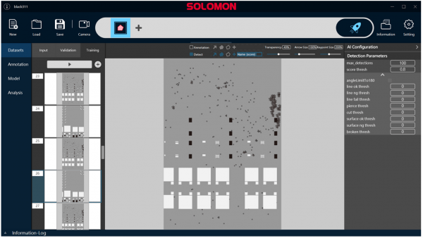 Intelligent AI defect detection for silicon wafers