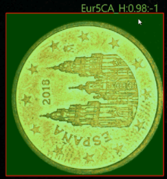 Classificazione delle monete utilizzando l'IA 3 Spanish Euro €0.05 coin