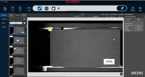 Carbon fiber fabric defect detection