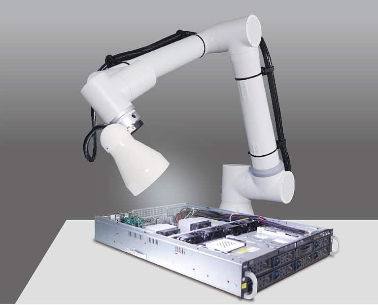 ViBOT實惠型AI協作機器人/機械手臂 26 ViBOT 多面體物件瑕疵檢測
