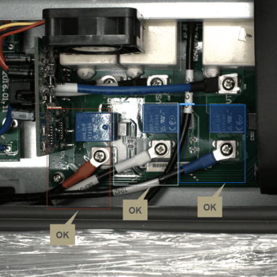Wiring position and missing detection case