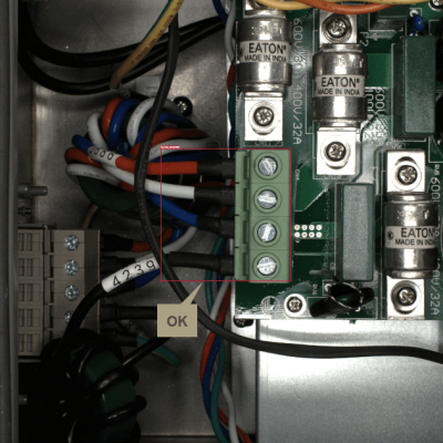 Wiring position and missing detection case