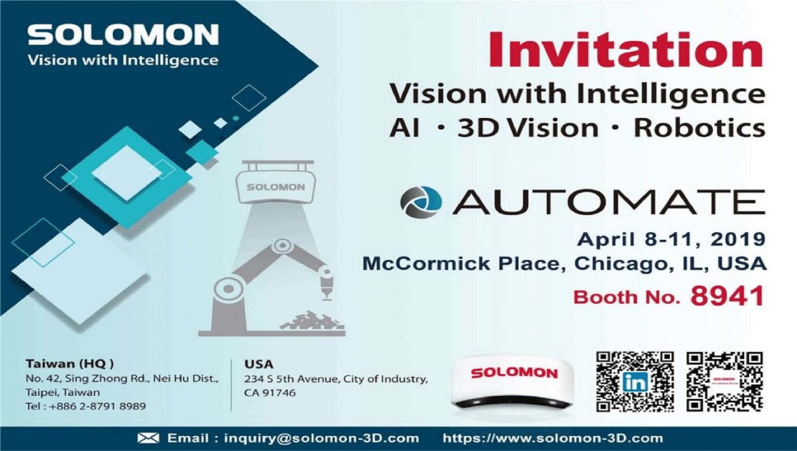Solomon Automate 2019 invitation