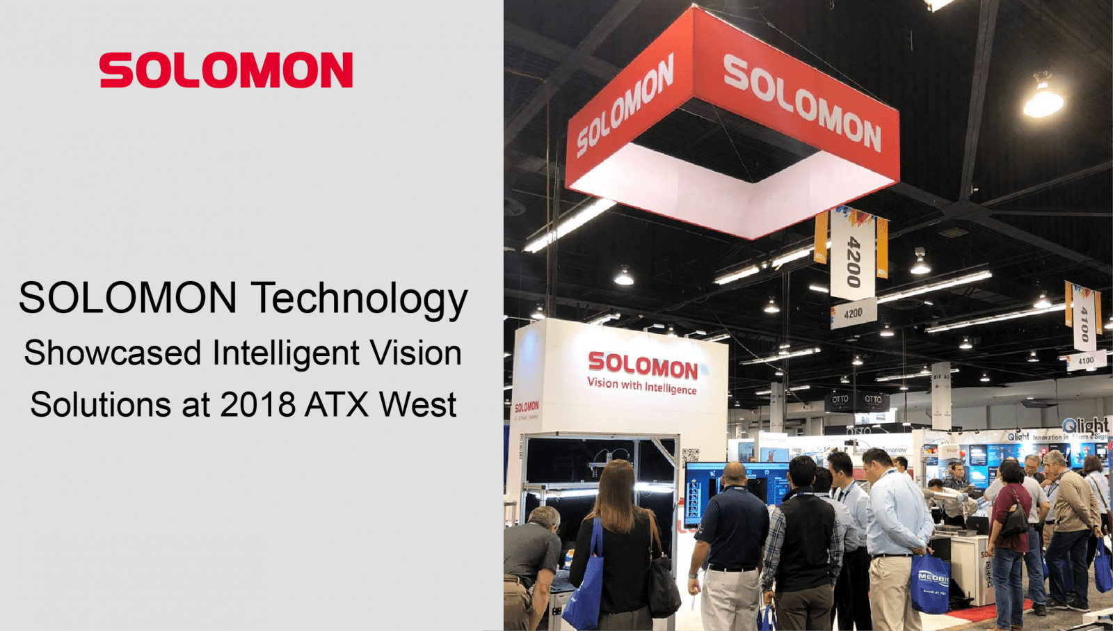 SOLOMON Technology Showcased Intelligent Vision Solutions at 2018 ATX West 01