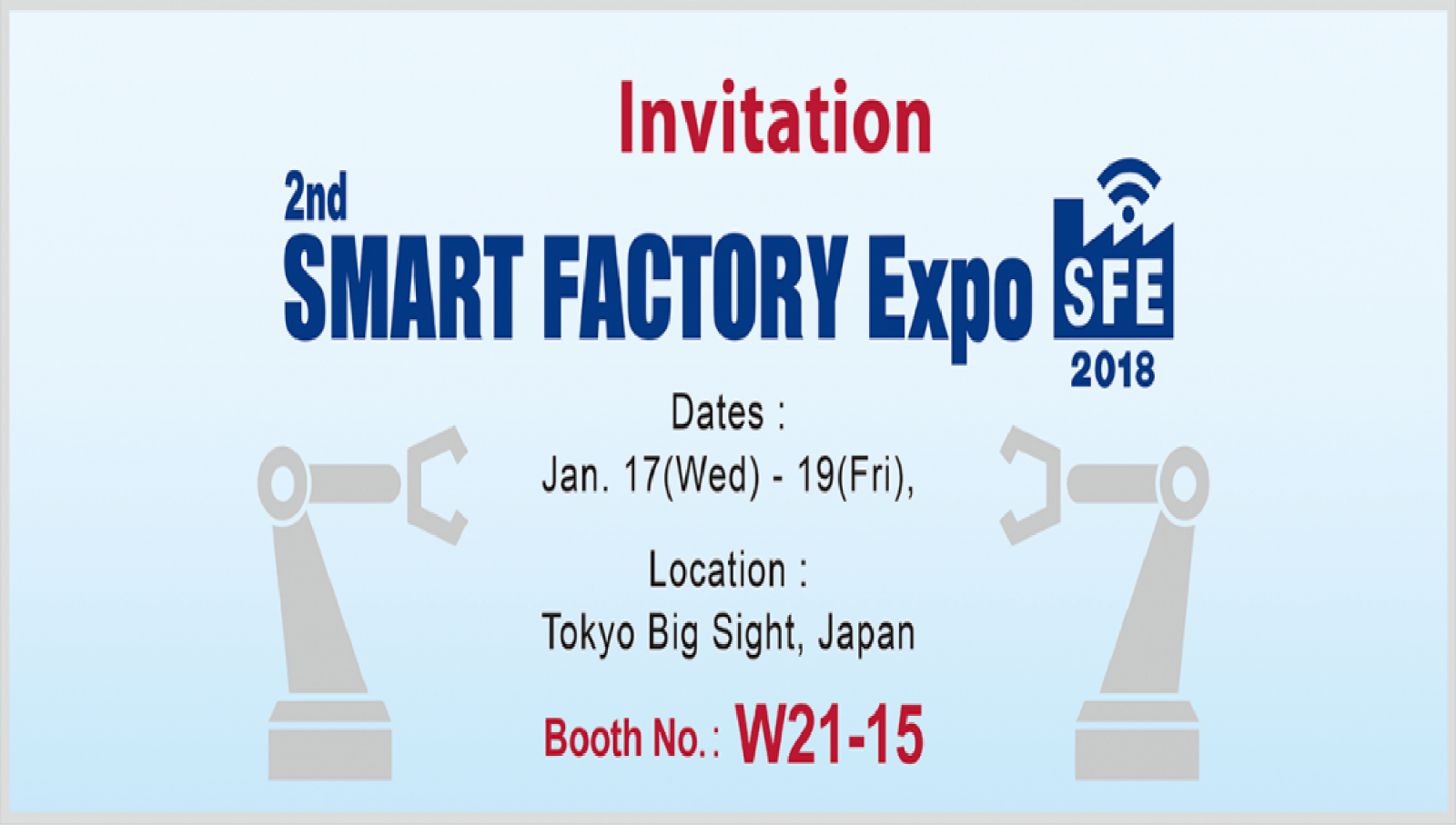 SOLOMON To Exhibit AT Smart Factory Expo 2018 01