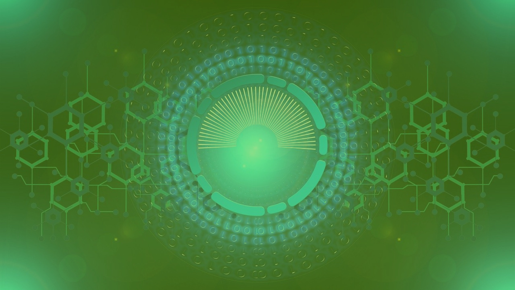 Conceptual art of Solomon cloud-based AI inspection platform powered by NVIDIA AI and Metropolis for Factories, visualizing industrial data processing and automation networks.