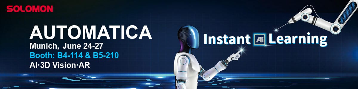 Solomon auf der Automatica 2025 Solomon auf der Automatica 2025 Web-Banner