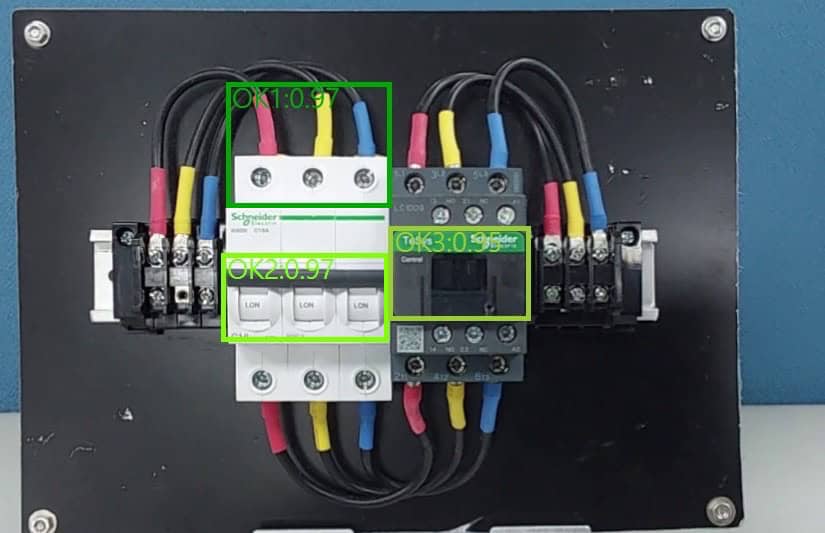 META-aivi inspection detects wiring errors and verifies SOP compliance using AR overlays.
