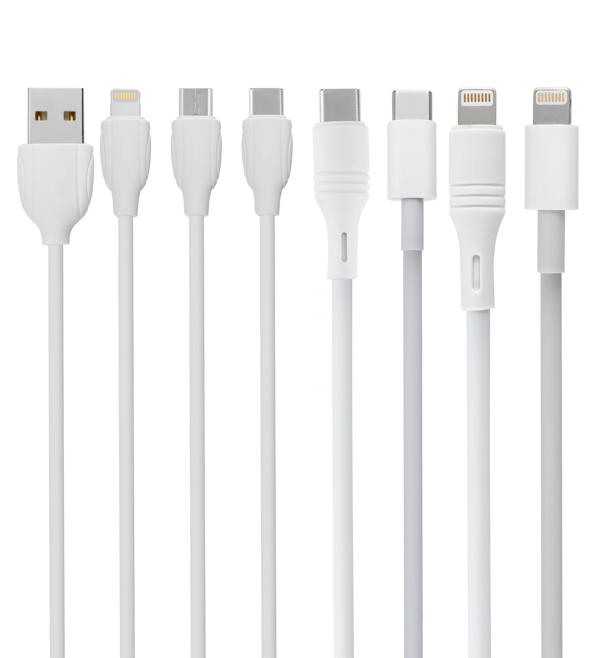 Connectivity Cable Classification Using AR + AI 1 Connectivity cables including USB, HDMI, Lightning, and RJ45 produced in consumer electronics manufacturing.