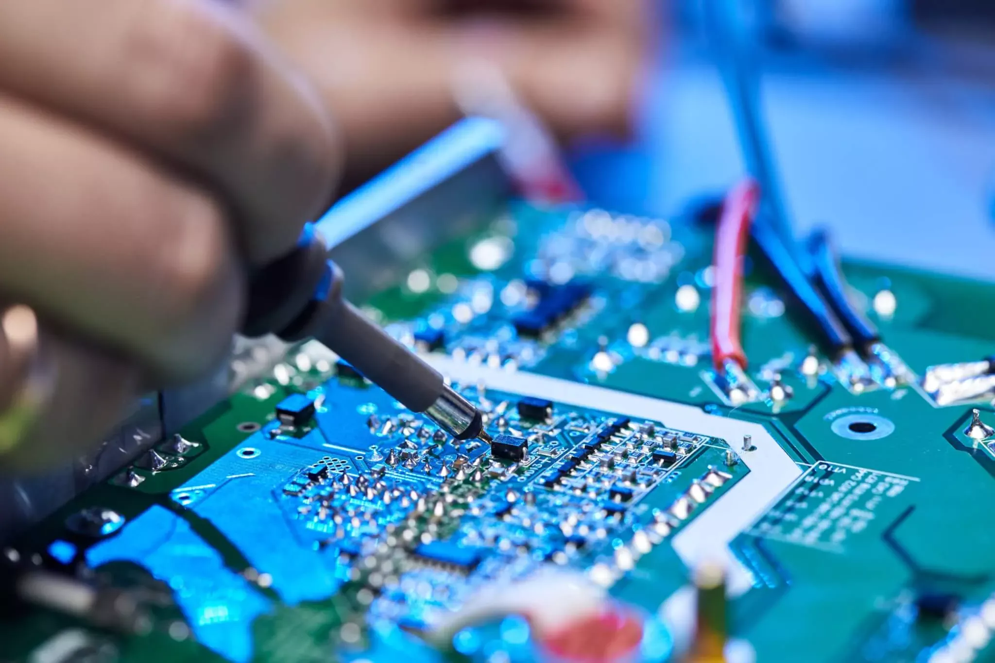 pcb assembly inspection electronic components soldering
